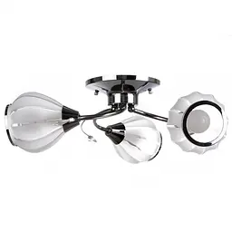 Люстра стельова Brille класична E14 40W CH (LK-239C/3)
