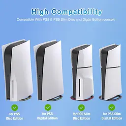 Підставка для консолі Honcam HC-A3775 RGB для PS5/PS5 Slim/PS5 Pro [165756] - мініатюра 6