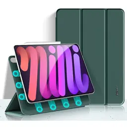 Чохол до планшета BeCover Magnetic Apple iPad mini 6 2021 Dark Green (706837) - мініатюра 3
