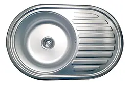 Кухонна мийка Romzha Dana Satin RO47129, Сірий