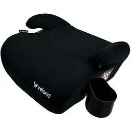 Бустер VELANO Caro 125-150 см з підстаканником black (48140) - мініатюра 3