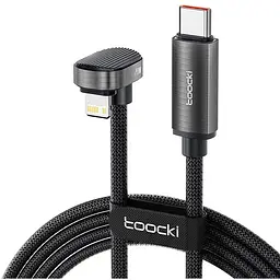 Кабель ігровий Toocki U-подібний 180 USB Type-C to Lightning PD 20W кутовий 1.2 м