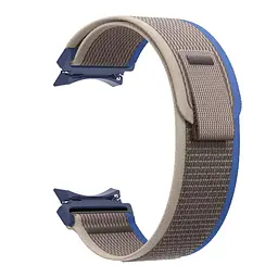 Браслет для Samsung Galaxy Watch 4 - сіро-синій Watchbands Cloth ширина кріплення 20мм нейлоновий (WB07-9167169) - мініатюра 2
