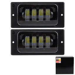 LED Протитуманні фари для Ваз 2110-14 12-24V 40W 4LED-6000K Біле Світло 2 шт. (LD-519 L1-W)