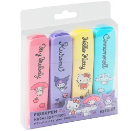 Маркер Highlighter Kite Hello Kitty and friends набір з 4-х кольорів (HK26-444) - мініатюра 4