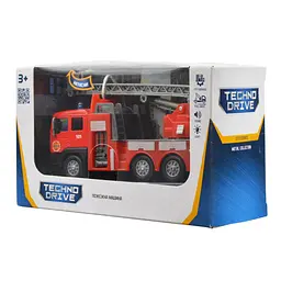 Автомодель TechnoDrive City service Пожежна машина червона (510125.270) - мініатюра 9