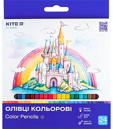 Олівці кольор. 24 кольор. "Kite" №К-055 Classic
