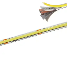 LED стрічка Videx COB DC24V 55W 5M 6000K Ra80 IP20 VL-LSTCB320-24116-B5) - мініатюра 7