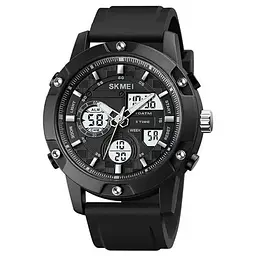 Наручний годинник чоловічий Skmei 1757 Black White, 1757BKWT (18426)