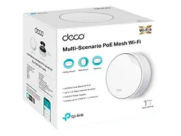 Бездротовий маршрутизатор (роутер) TP-LINK Deco X50 PoE 1-Pack - мініатюра 3