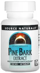Пікногенол Екстракт сосни Source Naturals Pine Bark Extract 150 мг 60 таблеток
