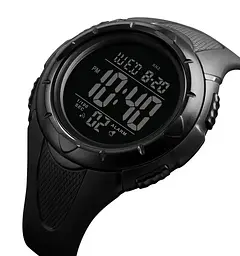 Чоловічий спортивний годинник Skmei 1535 Dive (Чорний з чорним) - мініатюра 2