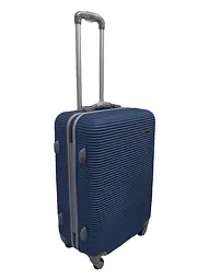 Валіза середня M ABS-пластик Milano bag 004 66×44×28,5см 75л Темно-синій - мініатюра 2