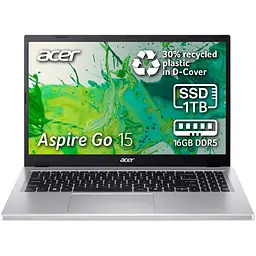 Ноутбук Acer Aspire Go 15 AG15-71P-757J i7-13620H la 49GHz,15.6'',IPS,16GB DDR5,1TB,UHD,Без ОС - мініатюра 3