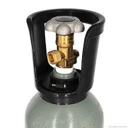 Балон CO2 з плоским дном Aqua Nova , метал, 8 л (NCO2-8L-GRAY) - мініатюра 4