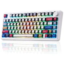 Клавіатура Aula F75 Gasket Reaper Hot-Swap PBT 2.4G Wireless/BT EN/UA Comic (6978080501578) - мініатюра 2