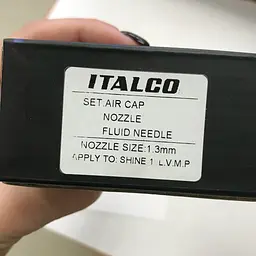 Комплект форсунки змінний 1.3 мм для фарбопультів Shine LVMP NS-LM Italco hoz0006746 - мініатюра 4