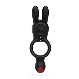 Ерекційне кільце Crushious Dingo 16 см (чорний) - мініатюра 3