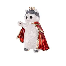 Брошка Кіт король (494693255)