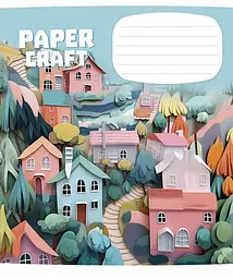 Зошит загальний Школярик Paper craft у лінію 12 аркушів 30 шт. (012-3354L) - мініатюра 2
