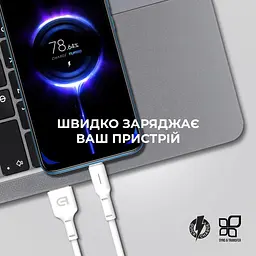 Кабель ArmorStandart AR12 Lightning 3A 1m White (ARM59531) - мініатюра 3