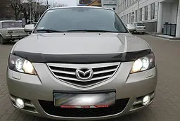 Дефлектор капоту мухобійка для MAZDA 3 2003-2009