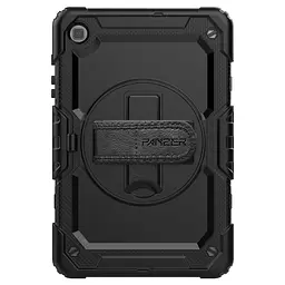 Протиударний захисний чохол для планшета Samsung Galaxy Tab S6 Lite 2024 P625/P620, Panzer, чорний, силікон + полікарбонат, накладка з підставкою і ремінцем на плече, з посиленими кутами, 360°, ArmorStandart (ARM82519) - мініатюра 2