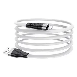 Кабель Hoco X53 Pisces Cable USB to Lightning 2,4A 1m White