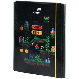 Папка для праці Kite Pixel Game А4 на гумці (K25-213-2)