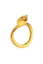 Ерекційне кільце Master Series Cobra King Cock Ring Golden - мініатюра 2