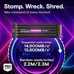 Накопичувач SSD Crucial m.2 NVMe 1TB T710 PCIe 5.0 (CT1000T710SSD5) - мініатюра 4