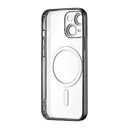 Чохол Ductil Metallic Edge with MagSafe (Protected Camera & Lens) iPhone 15 Black - мініатюра 3