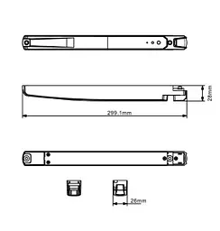 Блок живлення Brille DR-200W (HD-30) AC220V DC48V - мініатюра 5