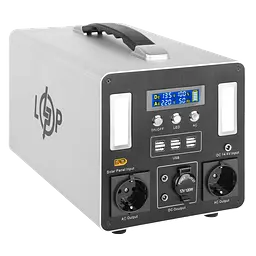 Багатофункціональна портативна зарядна станція LP CHARGER MPPT 1000 Max (1000W, 960Wh) - мініатюра 2