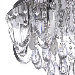 Люстра стельова Brille кришталева з підсвічуванням LED E14 45W Glass (BR-01 454С/9) - мініатюра 2