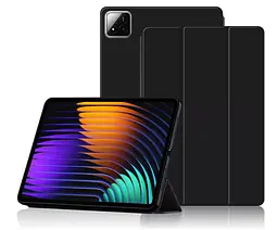 Чохол-книжка DK для Xiaomi Pad 7/7 Pro 11.2" екошкіра/силікон Smart Case black - мініатюра 9