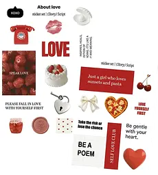 Стікери «About Love»