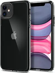 Оригінальний протиударний чохол для iPhone 11 Spigen Ultra Hybrid Crystal Clear 076CS27185 прозорий - мініатюра 4