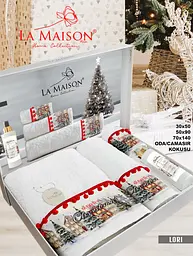 Подарунковий набір рушників з парфумом Lori La Maison pbe0051107 - мініатюра 5