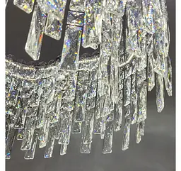 Підвісна світлодіодна кришталева люстра Artlight 8635/600CH, хром, 81 Вт, від 12-20 м² - мініатюра 8