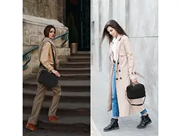 Красива жіноча сумка для книги або планшета чорна 25×17,5×7 см SHVIGEL sum0029131 - мініатюра 4