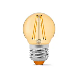 Лампочка Videx LED Filament G45FA 4W E27 2200K бронза (VL-G45FA-04272) - мініатюра 1