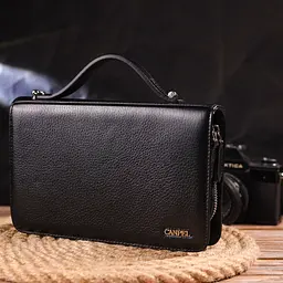 Чоловіча шкіряна барсетка Canpellini 21,5х13,5х4 см sum0022446 - мініатюра 8