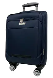 Валіза Worldline Airtex 621 малий 40 л Ручна поклажа TSA Поліестер Темно-синій