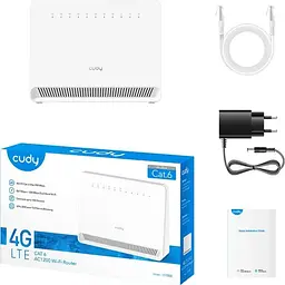 Маршрутизатор Cudy LT700E, AC1200 Wi-Fi 4G LTE-Cat6 Gigabit Router (LT700E)