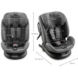 Автокрісло Kinderkraft Xpedition 3 i-Size Grey (KCXPED03GRY0000) - мініатюра 10