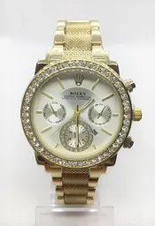 Наручний годинник жіночий Clockhouse Rolex Золотистий (IBW490YO) - мініатюра 2