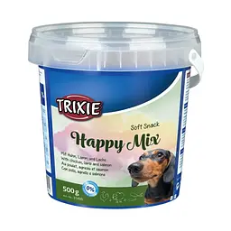 Ласощі для собак Trixie Happy Mix 500 г (асорті) (4011905314952) - мініатюра 1