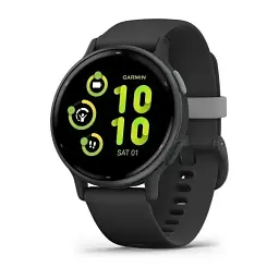 Смарт-часи Garmin vivoactive 5 Slate Aluminum Bezel with Чорний Case(010-02862-10/50/5A)