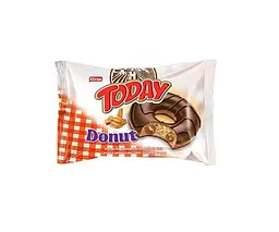 Пончик Elvan Donut Today Caramel Донат з карамеллю в шоколаді 50 г